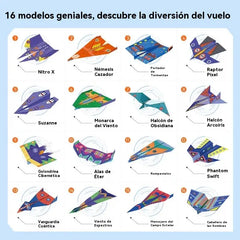 ✈️🚀 ¡50% MENOS! Kit de Construcción de Aeroplanos de Papel — ¡Crea, Lanza y Compite!