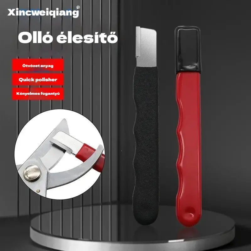 💥50% kedvezmény💥【10 darabos csomag】 Hordozható kültéri olló- és késélezők